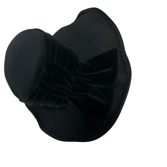 Eric Javits velvet vintage hat with wire brim in excellent vintage condition - Picture 13 of 14